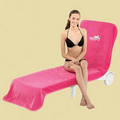 Velour Chaise Lounge Chair Cover (Color Imprinted)